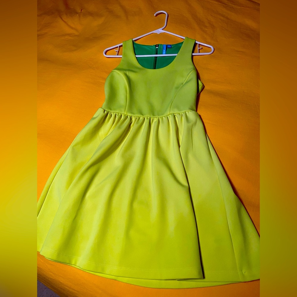 Neon Skater Dress